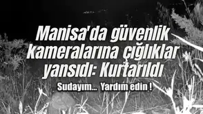 Manisa'da güvenlik kameralarına çığlıklar yansıdı: Kurtarıldı