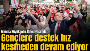 Manisa Büyükşehir Belediyesi uygulamalarıyla gençlerin yanında olmaya devam ediyor