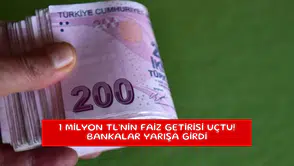 1 Milyon TL’nin faiz getirisi uçtu! Bankalar yarışa girdi