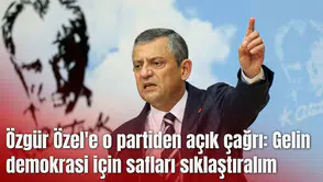 Özgür Özel'e o partiden açık çağrı: Gelin demokrasi için safları sıklaştıralım