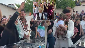 DJ Mahmut Orhan köyünde konser verdi