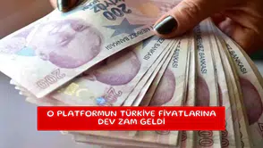 O platformun Türkiye fiyatlarına dev zam geldi