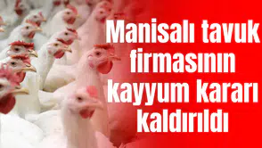 Manisalı tavuk firmasının kayyum kararı kaldırıldı