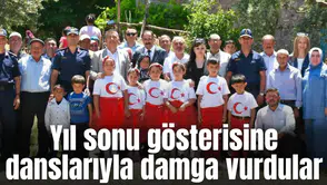 Yıl sonu gösterisine danslarıyla damga vurdular