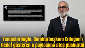 Yenişehirlioğlu, Cumhurbaşkanı Erdoğan’ı hedef gösteren o paylaşıma ateş püskürdü