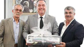 Başkan Dutlulu Kamyoncular Kooperatifini ağırladı