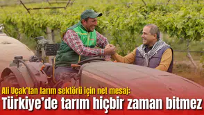 Ali Uçak’tan tarım sektörü için net mesaj: Türkiye’de tarım hiçbir zaman bitmez