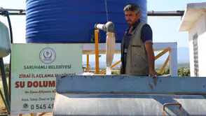 Saruhanlı Belediyesi'nden Tarımsal Su Desteği