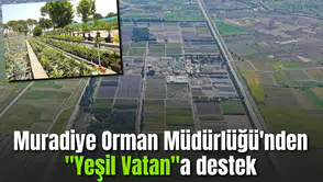 Muradiye Orman Müdürlüğü'nden "Yeşil Vatan"a detek