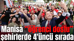 Manisa “öğrenci dostu” şehirlerde 4. sırada