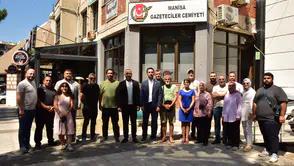 Manisa Büyükşehir Belediyesinden Gazeteciler Cemiyetine ziyaret