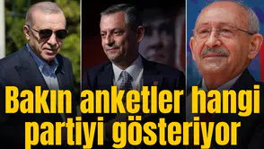Bakın anketler hangi partiyi gösteriyor