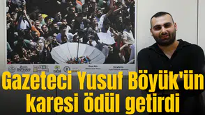 Gazeteci Yusuf Böyük'ün karesi ödül getirdi