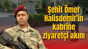 Şehit Ömer Halisdemir'in kabrine ziyaretçi akını
