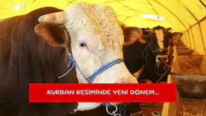 Kurban kesiminde yeni dönem...