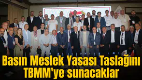 Basın Meslek Yasası Taslağını TBMM'ye sunacaklar