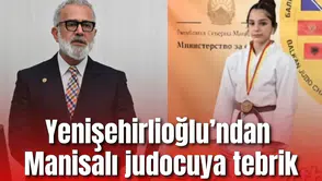 Yenişehirlioğlu’ndan Manisalı judocuya tebrik