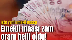 Emekli maaşı zam oranı belli oldu! İşte yeni emekli maaşı