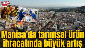 Manisa'da tarımsal ürün ihracatında büyük artış