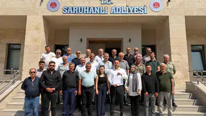 MHP Saruhanlı İlçe Başkanı Sadullah Kılınç mazbatasını aldı