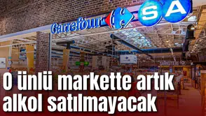 O ünlü markette artık alkol satılmayacak