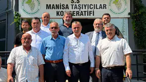Başkan Balaban'dan Kamyoncular Kooperatifine ziyaret