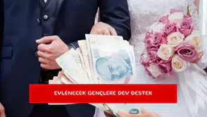 Evlenecek gençlere dev destek