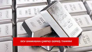 Dev bankadan çarpıcı gümüş tahmini