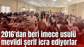 2016'dan beri imece usulü mevlidi şerif icra ediyorlar