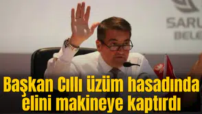 Manisa Saruhanlı Belediye Başkanı Ekrem Cıllı üzüm hasadında elini makineye kaptırdı