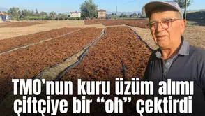 TMO’nun kuru üzüm alımı çiftçiye bir “oh” çekdirdi