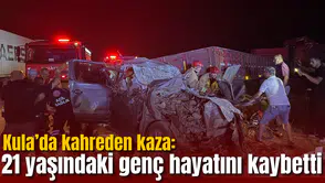 Kula’da kahreden kaza: 21 yaşındaki genç hayatını kaybetti