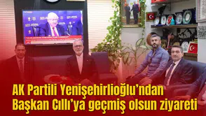 AK Partili Yenişehirlioğlu’ndan Başkan Cıllı’ya geçmiş olsun ziyareti