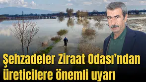 Şehzadeler Ziraat Odası’ndan üreticilere önemli uyarı