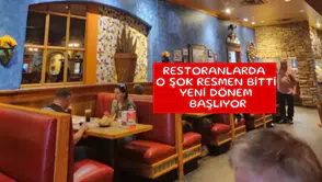 Restoranlarda o şok resmen bitti yeni dönem başlıyor