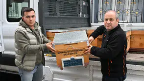 Büyükşehir’den sel mağduru arıcıya kovan desteği