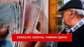 Emekliye sosyal yardım şoku!
