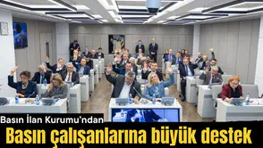 Basın çalışanlarına büyük destek
