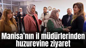 Manisa’nın kadın il müdürlerinden huzurevine ziyaret