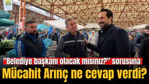 Vatandaşın "belediye başkanı olacak mısınız" sorusuna Arınç'tan yanıt