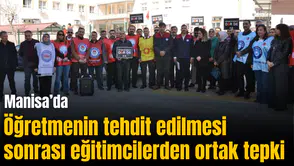 Öğretmenin tehdit edilmesi sonrası eğitimcilerden ortak tepki