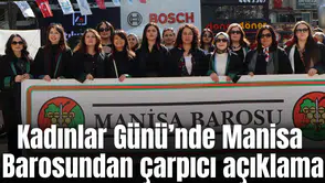 8 Mart’ta Manisa Barosundan çarpıcı açıklama