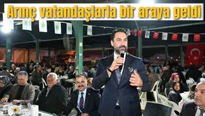 Arınç vatandaşlarla bir araya geldi