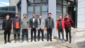 Türk Ocaklarından Gazeteciler Cemiyetine ziyaret