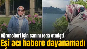Ayla öğretmenin acısına eşi dayanamadı