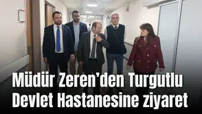 Müdür Zeren Turgutlu Devlet Hastanesinde incelemelerde bulundu