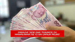 Emekliye 'sıfır zam' tehlikesi, ev hanımlarına ise 43 bin liralık müjde!
