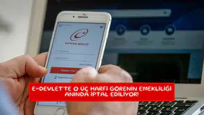 e-Devlet'te o üç harfi görenin emekliliği anında iptal ediliyor!