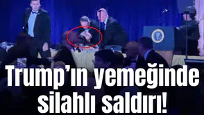 Trump’ın yemeğinde silahlı saldırı!