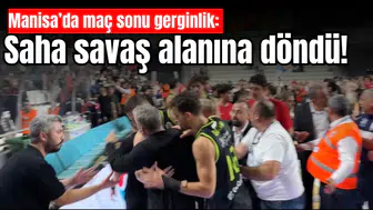 Manisa’da maç sonu gerginlik